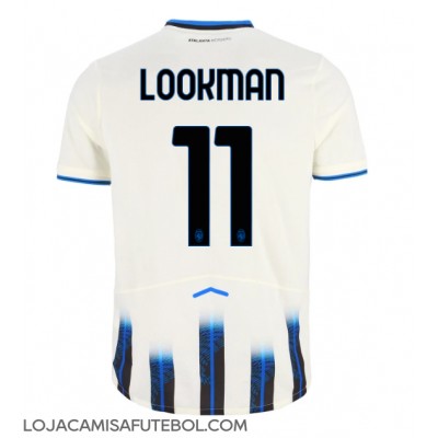 Camisa de Futebol Atalanta Ademola Lookman #11 Equipamento Secundário 2025-26 Manga Curta Camisa de Futebol Atalanta Ademola Lookman #11 Equipamento Secundário 2025-26 Manga Curta